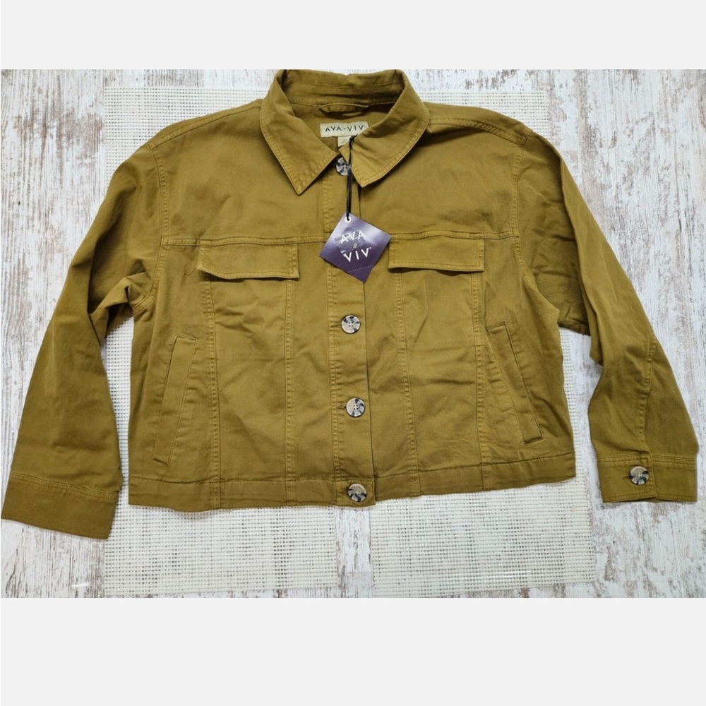 Ava & Viv Women's Plus Size Anorak Jacket Size 1X - NWT